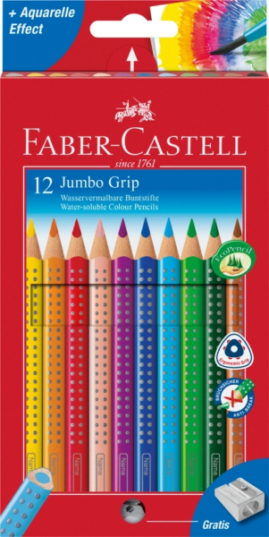 Цветные карандаши Faber-Castell Jumbo Grip