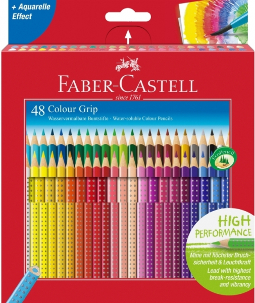 Цветные карандаши Faber-Castell Grip 48 цветов